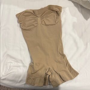 Skims Tan Shapewear Bodysuit